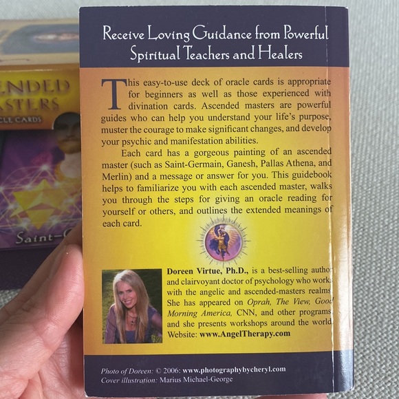 Collectible Ascended Masters Oracle Tarot Card Deck Doreen Virtue PhD - Picture 12 of 16